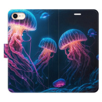 Flipové puzdro iSaprio - Jellyfish - iPhone 7/8/SE 2020