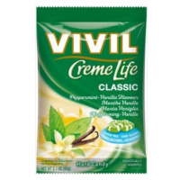 Vivil Bonbons Creme Life Classic drops s vanilkovo-mätovou smotanovou príchuťou bez cukru 110 g