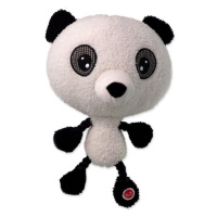 Hračka Dog Fantasy Big head panda plyšová pískacia 30cm