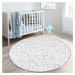 Svetlosivý detský koberec ø 80 cm Comfort – Mila Home