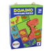 mamido  Obojstranné puzzle DOMINO Dinosaury 28 dielikov