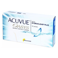 JOHNSON Acuvue Oasys dvojtýždňové kontaktné šošovky 12 kusov, Počet ks: 12 ks, Zakrivenie: 8,4, 