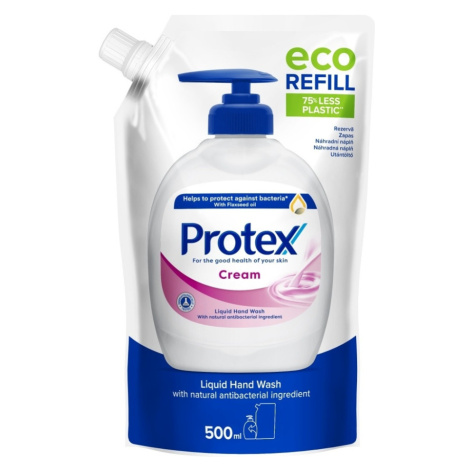 PROTEX Cream tekuté mydlo s prirodzenou antibakteriálnou ochranou náhradná náplň 500 ml