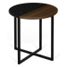 Konferenčný stolík s doskou z orechového dreva a mramoru TemaHome Sonata, ø 50 cm