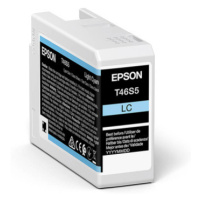 Epson T46S5 C13T46S500 světle azurová (light cyan) originální cartridge