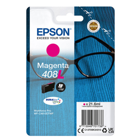 Epson 408L C13T09K34010 purpurová (magenta) originálna cartridge