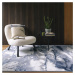 Modro-sivý koberec 150x80 cm Aurora - Asiatic Carpets