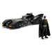 Autíčko Batman 1989 Batmobile Jada kovové s posuvným kokpitom a figúrkou Batmana dĺžka 22 cm 1:2