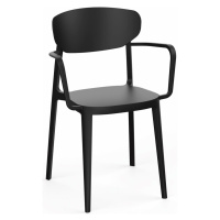 Jedálenská stolička MARE ARMCHAIR Čierna,Jedálenská stolička MARE ARMCHAIR Čierna
