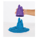 Kinetic sand krabica tekutého piesku s podložkou modrá