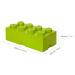Úložný box 8, viac variant - LEGO Farba: světle růžová