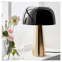 Stolná lampa Blanca, bronzová/čierna