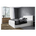 Expedo Čalúnená posteľ boxspring BRIGITE + topper, 140x200, jasmine 20