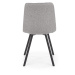 HALMAR K402 jedálenská stolička sivá / čierna