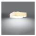 Biele stropné svietidlo so skleneno-textilným tienidlom 55x55 cm Kortez – Nice Lamps