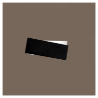 Nástenné svietidlo Zig Zag čiernobiele 26 cm