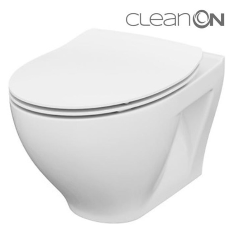 CERSANIT/S - SET 934 ZÁVESNÁ WC MISA MODUO CLEANON + WC SEDENIE DELFI SLIM SC EO K701-147