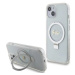 Kryt Guess GUHMP15SHRSGSD iPhone 15 6.1" transparent hardcase Ring Stand Script Glitter MagSafe 