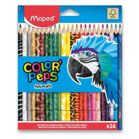 Pastelky Maped Color'Peps Animals - 24 farieb