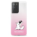 Kryt Karl Lagerfeld KLHCS21LCFNRCPI S21 Ultra G998 hardcase pink Choupette Fun (KLHCS21LCFNRCPI)