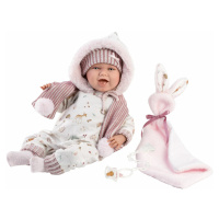 Llorens 74030 NEW BORN - realistická bábika bábätko so zvukmi a mäkkým látkovým telom - 42