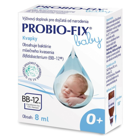 PROBIO-FIX baby na podporu imunity a správneho trávenia, kvapky 1x8 ml