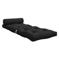 Čiernoantracitový futónový matrac 70x200 cm Wrap Dark Grey – Karup Design