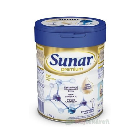 SUNAR Premium 1 počiatočná mliečna výživa (od narodenia) 700 g