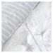 Bielo-sivé obliečky Catherine Lansfield Meadowsweet Floral, 200 x 200 cm