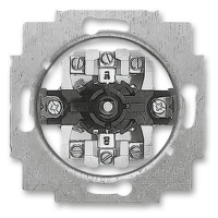 Ovládac žalúzií tlacidlový 10AX/250V otocný (SS) - prístroj (ABB)