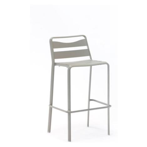 Sivé kovové záhradné stoličky v súprave 2 ks Spring – Ezeis