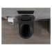 MEXEN/S - Rico Závesná WC misa Rimless vrátane sedátka s slow-slim, Duroplast, čierna mat - 3072