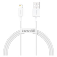 Kábel Baseus Superior Series Cable USB to Lightning, 2.4A, 1m (white) (6953156205413)