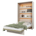 Sconto Sklápacia posteľ s roštom CONCEPT JUNIOR CJ-01, silk flou, 120x200 cm