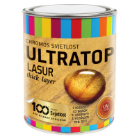 ULTRATOP - Hrubovrstvová lazúra s voskom 0,75 l jedľa