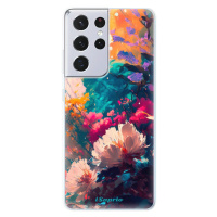 Odolné silikónové puzdro iSaprio - Flower Design - Samsung Galaxy S21 Ultra