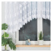 Biela žakarová záclona NORA 400x130 cm