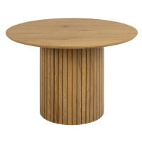 Okrúhly jedálenský stôl s doskou v dubovom dekore ø 120 cm Yale - Actona