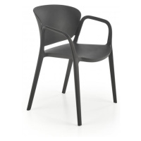 Stohovateľná jedálenská stolička K491 Čierna,Stohovateľná jedálenská stolička K491 Čierna