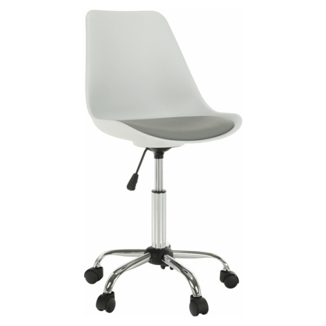 Kancelárska stolička, biela/sivá, DARISA NEW Tempo Kondela