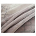 Sivé mikroplyšové obliečky na jednolôžko 140x200 cm Pompas – My House