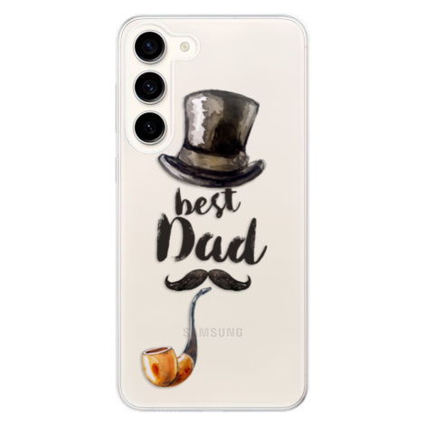 Odolné silikónové puzdro iSaprio - Best Dad - Samsung Galaxy S23+ 5G