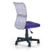 HL Kancelárska stolička Dingo vzor - fialová