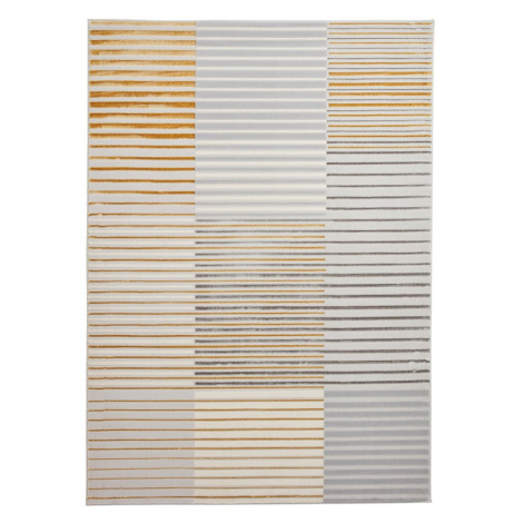 Koberec vo svetlosivo-zlatej farbe 80x150 cm Apollo – Think Rugs