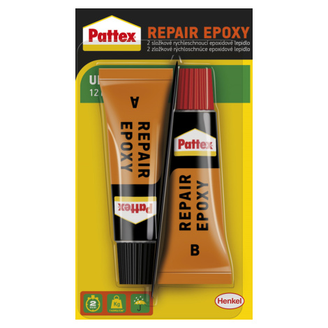 PATTEX REPAIR EPOXY UNIVERSAL - Dvojzložkové epoxidové lepidlo (12 ml)