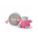 Kaloo plyšový medvedík Plume Chubby 18 cm 969562 ružový