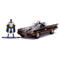 Auto Batman Classic Batmobile 1966 Jada kovové s figúrkou Batman dĺžka 12,7 cm 1:32