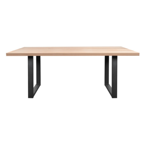 Sconto Jedálenský stôl AMAYA U dub/kov, šírka 180 cm, rovná hrana Houseland