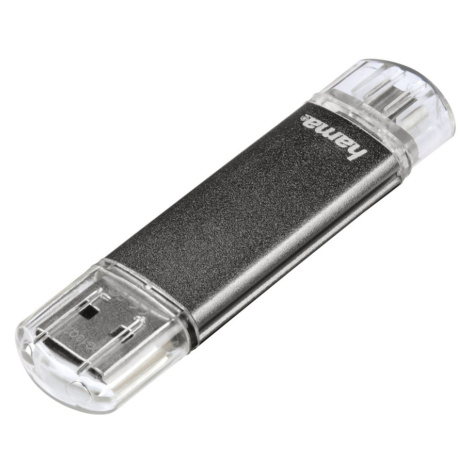 Hama flashPen "Laeta Twin" 16 GB 10 MB/s, šedý