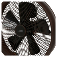 Stolový ventilátor Beacon Breeze bronz/orech, Ø 41 cm, tichý